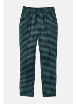 Tchibo Kids Boy Houndstooth Sweatpants, Green  - Image 2