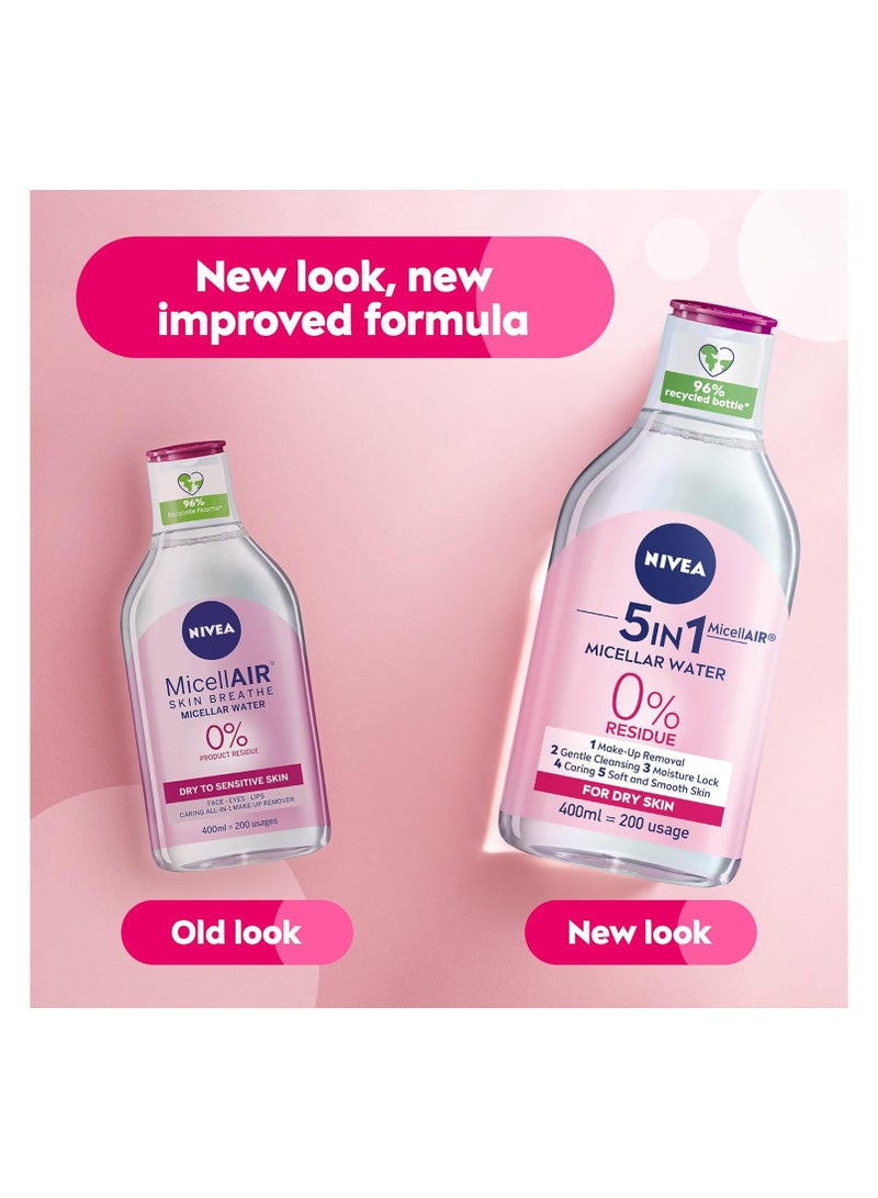 Nivea Micellar Water for Sensitive Skin - 400 ml - Image 4