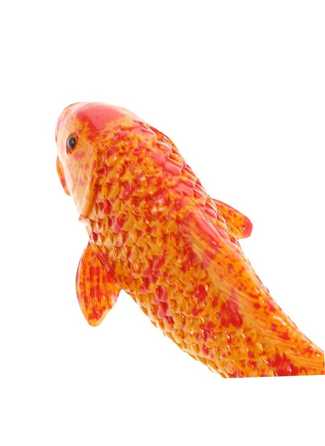 Beaupretty Beaupretty 5Pcs Mini Ornament Artificial Small Fish Five Colors Animal Goldfish Household Fish Tank Decor Fish Tank koi carp Ceramics Fairy Garden Decorate Fake Fish Small Aquarium  - Image 5