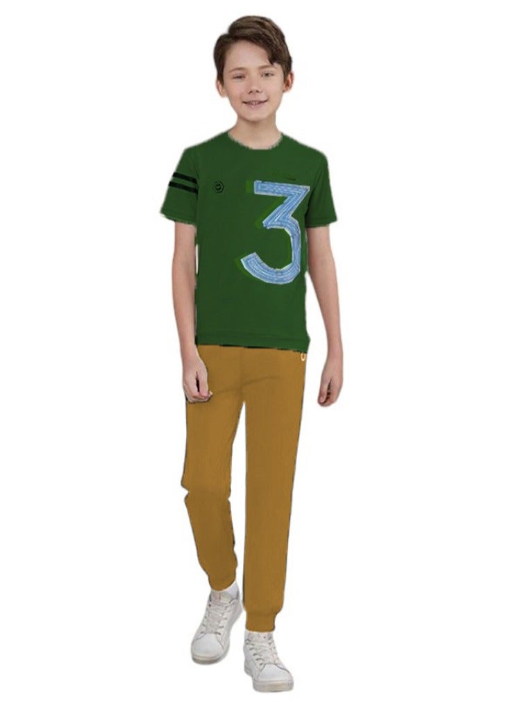 طقم للأولاد مكون من قطعتين