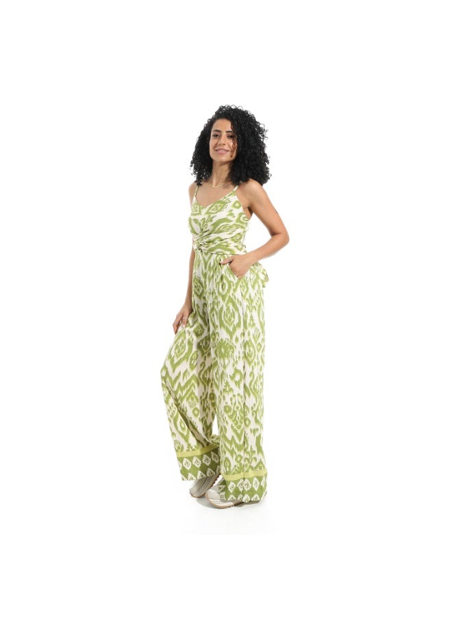 Coctail 19309-jumpsuit-green  - Image 3