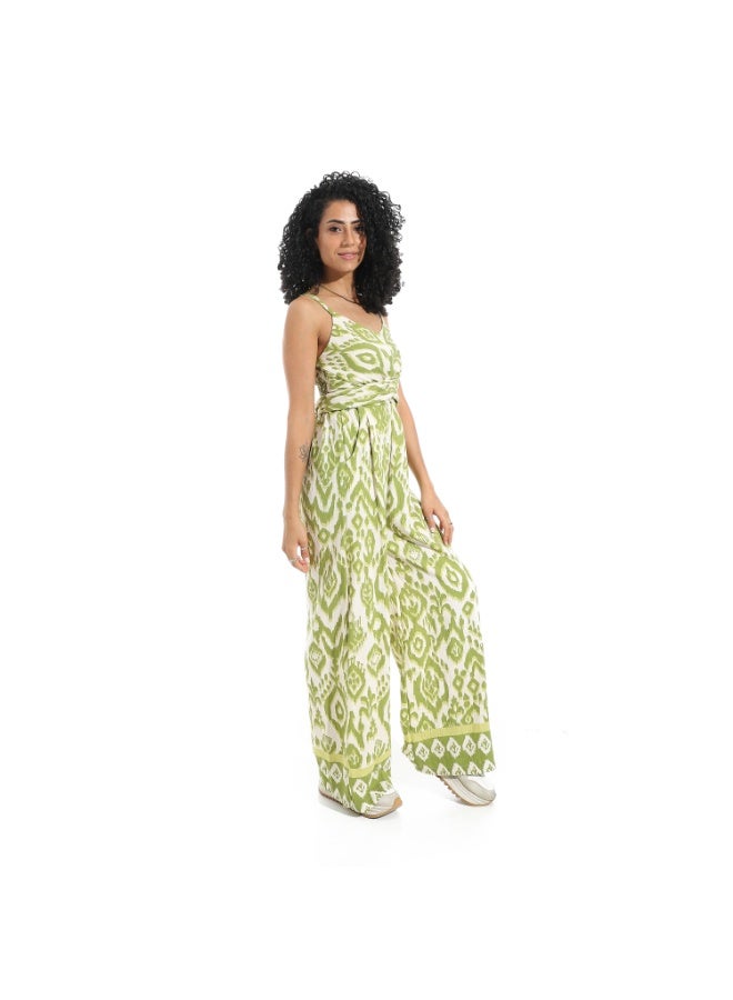 Coctail 19309-jumpsuit-green  - Image 2