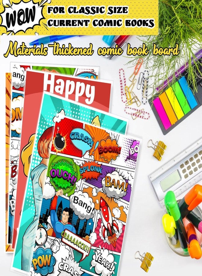 LOTMER 200ct Comic Book Boards, 27PT Extra Thick Acid-Free Backing Board Current Size Comic Book Boards Durable and Coated Precision Cut Boards for Regular Comics Archival - Image 5