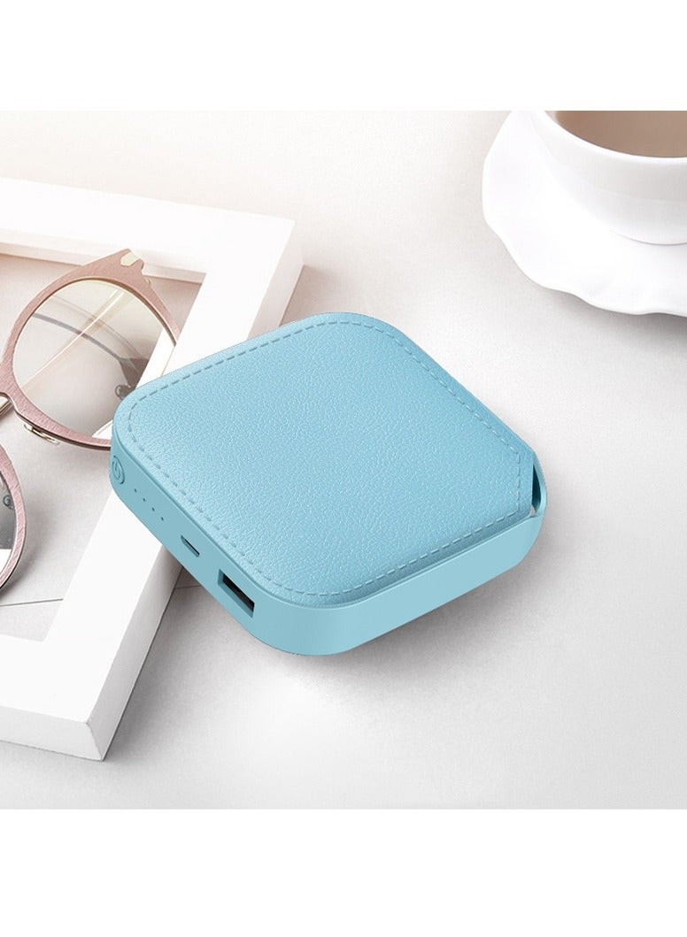 Mini power bank 20000 mAh large capacity creative ultra-thin compact portable power bank (blue) - Image 1