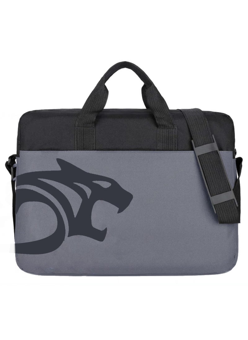 Cougar COUGAR-EGY laptop & Briefcase Bag for laptop, padded compartment, shoulder bag for men fits up to 15.6" (099 - grey)  - Image 1