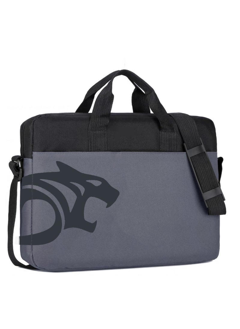 Cougar COUGAR-EGY laptop & Briefcase Bag for laptop, padded compartment, shoulder bag for men fits up to 15.6" (099 - grey)  - Image 2
