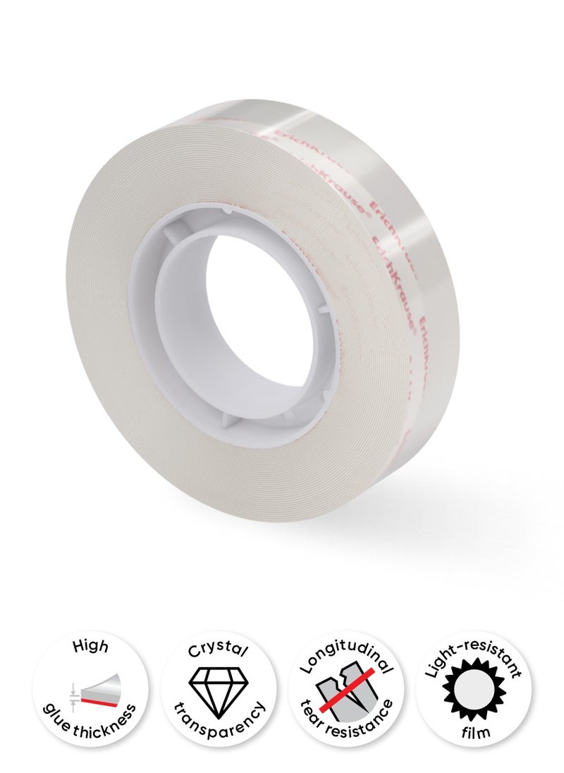 إريك كراوس - Pack of 4 Stationery tape Crystal, highly transparent, 12mmx33m (shrink 4 pcs) - Image 1