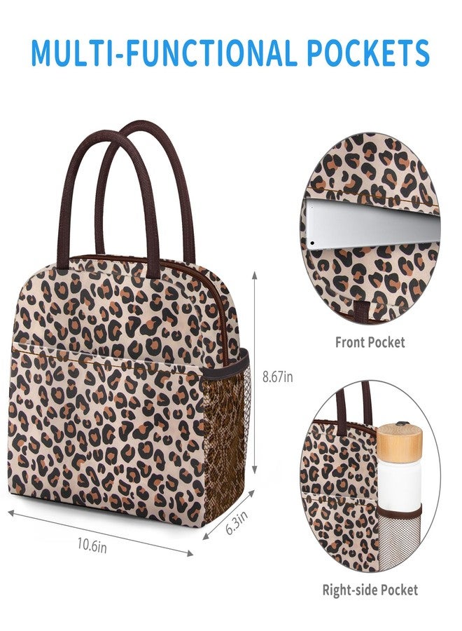 DALINDA Lunch Bag Women,Lunch Box for Women Men Reusable Insulated Lunch Tote Bag,Food Handbags Case High Capacity for Travel Work Picnic Beach - Image 5