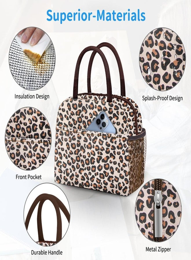 DALINDA Lunch Bag Women,Lunch Box for Women Men Reusable Insulated Lunch Tote Bag,Food Handbags Case High Capacity for Travel Work Picnic Beach - Image 2
