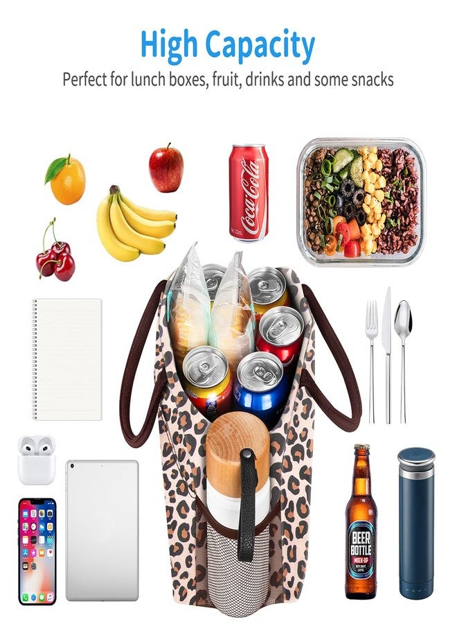 DALINDA Lunch Bag Women,Lunch Box for Women Men Reusable Insulated Lunch Tote Bag,Food Handbags Case High Capacity for Travel Work Picnic Beach - Image 3