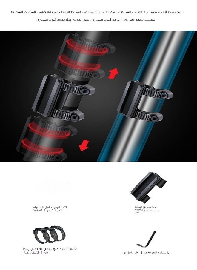 WILD MAN - Electric Scooter EVA Hard Shell Quick Release Handlebar Bag | Foldable Electric Bicycle Front Bag - Image 1