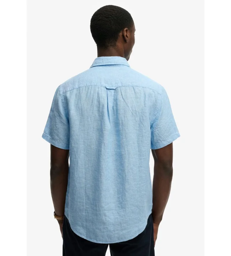 Superdry  Riviera Short Sleeve Linen Shirt for Men | Best Price UAE