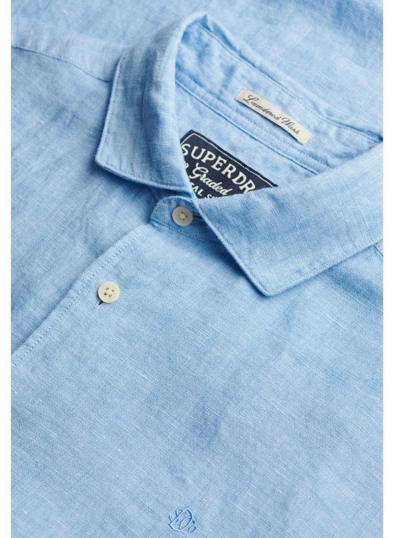 Superdry  Riviera Short Sleeve Linen Shirt for Men | Best Price UAE