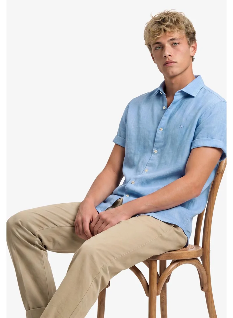 Superdry  Riviera Short Sleeve Linen Shirt for Men | Best Price UAE