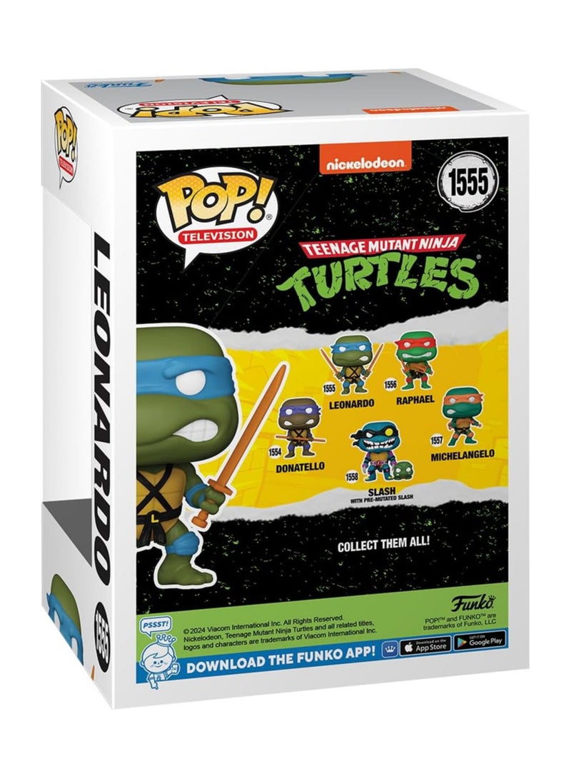 Funko Pop! Cartoon Animation: Nickelodeon - Teenage Mutant Ninja Turtles S4 - Leonardo (1555) - Image 3