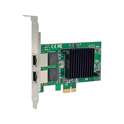 X-media بطاقة شبكة خادم X-MEDIA XM-NA3821 PCI-E 2-Port Dual 10/100/1000Mbps Ethernet PCI Express (PCIe x1) ، شريحة Intel 82575 ، مدعومة من Windows 11 و Linux - Image 3