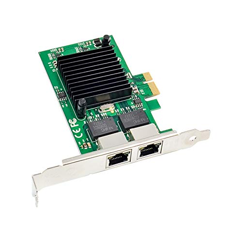 X-media بطاقة شبكة خادم X-MEDIA XM-NA3821 PCI-E 2-Port Dual 10/100/1000Mbps Ethernet PCI Express (PCIe x1) ، شريحة Intel 82575 ، مدعومة من Windows 11 و Linux - Image 4