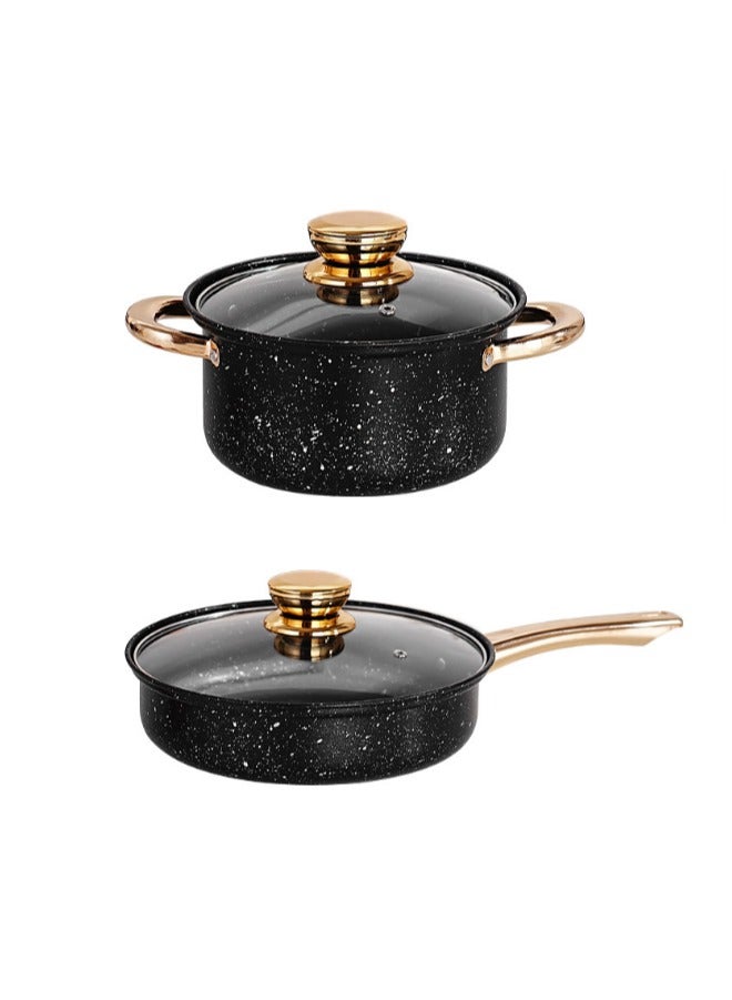 Cookware Set 18 Pcs, 4pcs pan + 14pcs kitchen tools, non-stick cookware set. Good quality and durable - Image 3