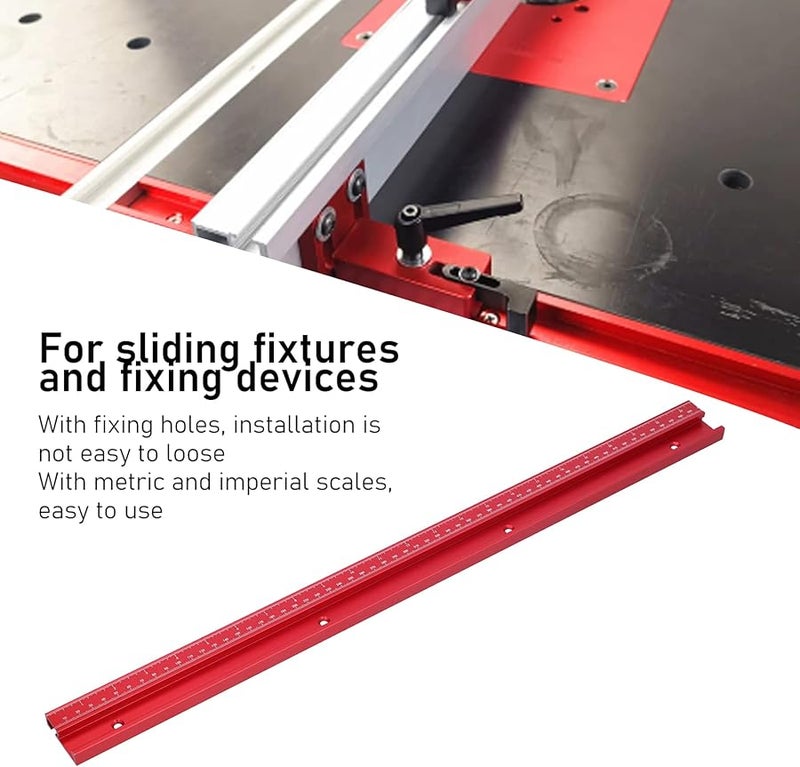 600 ملم مقبض دفع دليل الألومنيوم السبائكي لمنشار الطاولة لتثبيت النجارة - Image 3