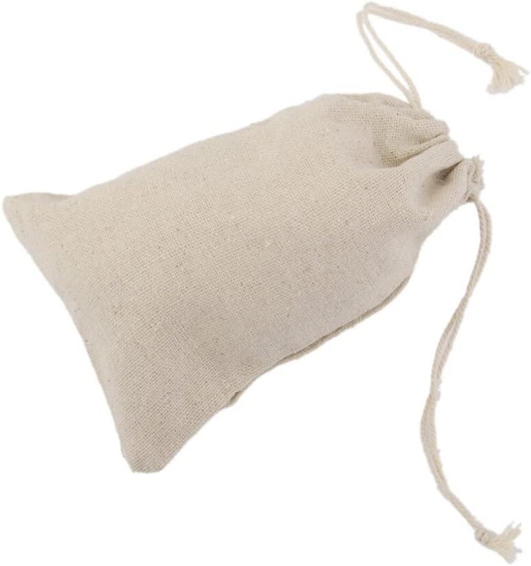 klarako 10PCS cloth gift bags Linen Jute Drawstring Gift Bags Sacks Party Favors jewelry bags drawstring cloth bags Drawstring Sack Bag Wedding gift bag 4x birthday present little yellow