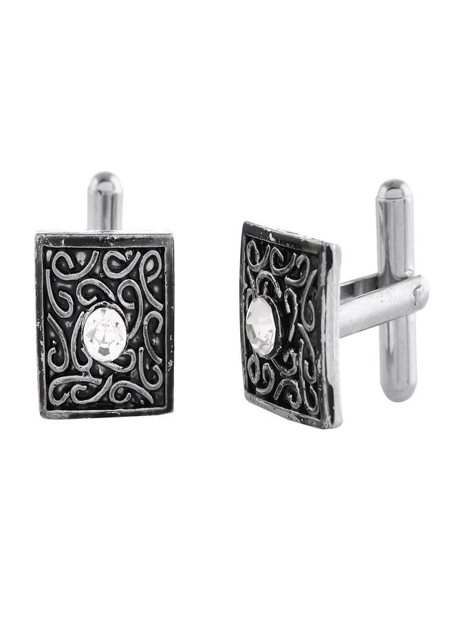 VOYLLA Dark Elegance Mens Cufflinks|Cufflinks For Men|Gift For Men|Formal|Chic|For Brother|For Lover - Image 1