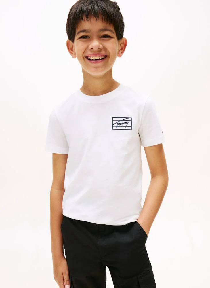 TOMMY HILFIGER Kids Varsity Crew Neck T-Shirt