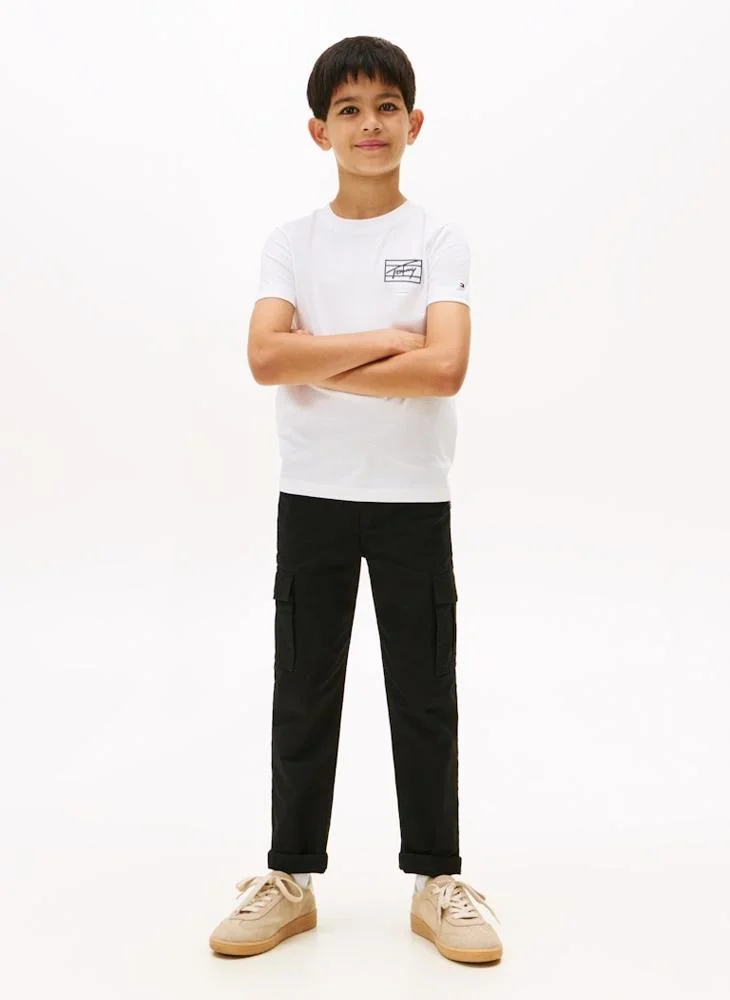 TOMMY HILFIGER Kids Varsity Crew Neck T-Shirt
