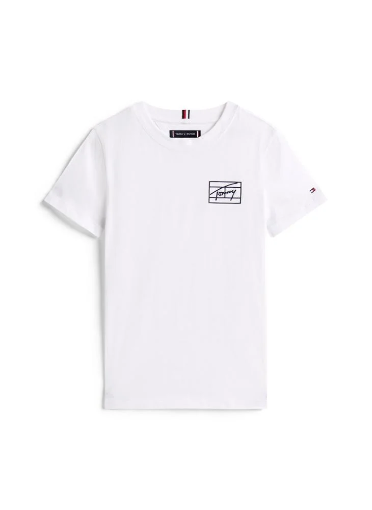 TOMMY HILFIGER Kids Varsity Crew Neck T-Shirt