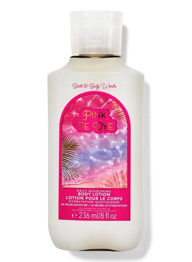 باث آند بودي وركس Pink Tie Dye Daily Nourishing Body Lotion 236ml
