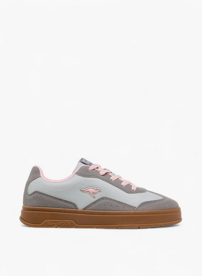 kangaROOS Women's Panelled Lace-up Sports Shoes