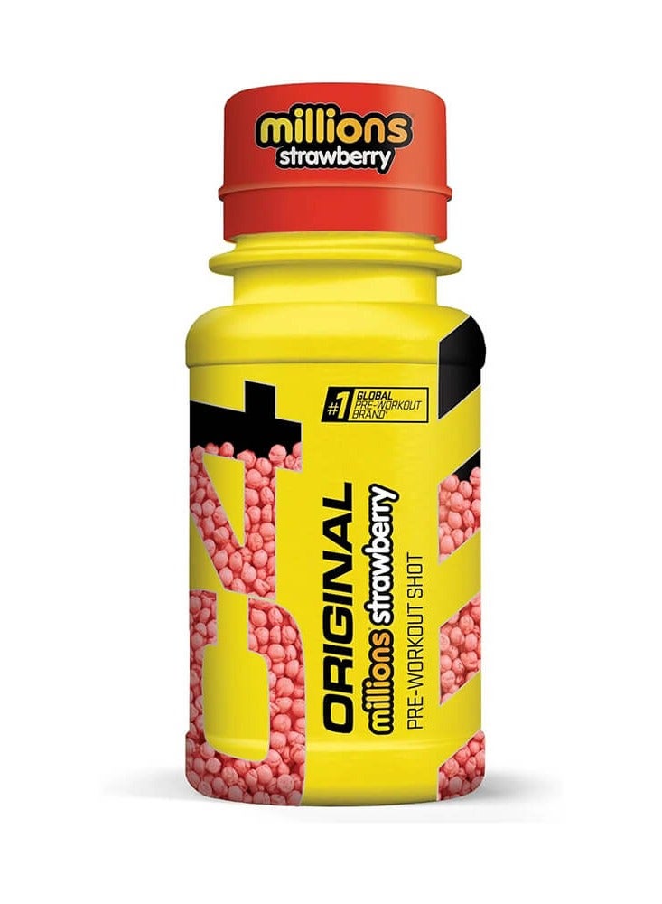 C4 Original Pre-Workout Shot 60ML Millions Strawberry - Image 1