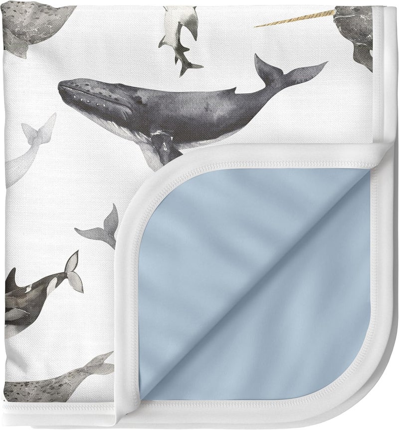 Pobibaby Pobi Baby Soft Neutral Blanket  Premium Cotton Toddler Quilt Ideal for Boys  Girls  Warm Soft Blankets Seaside - Image 1