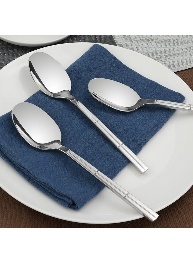 Lesbin 12-Piece Stainless Steel Dinner Spoons Table Spoons, 7.83-Inch - Image 4