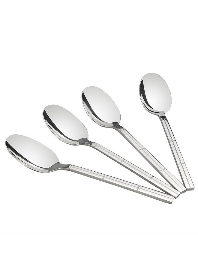 Lesbin 12-Piece Stainless Steel Dinner Spoons Table Spoons, 7.83-Inch - Image 1