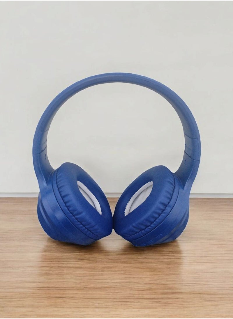 SODO - Headset SD-1121 Wireless Stereo Over Ear Headphones With Microphone Blue - Image 1