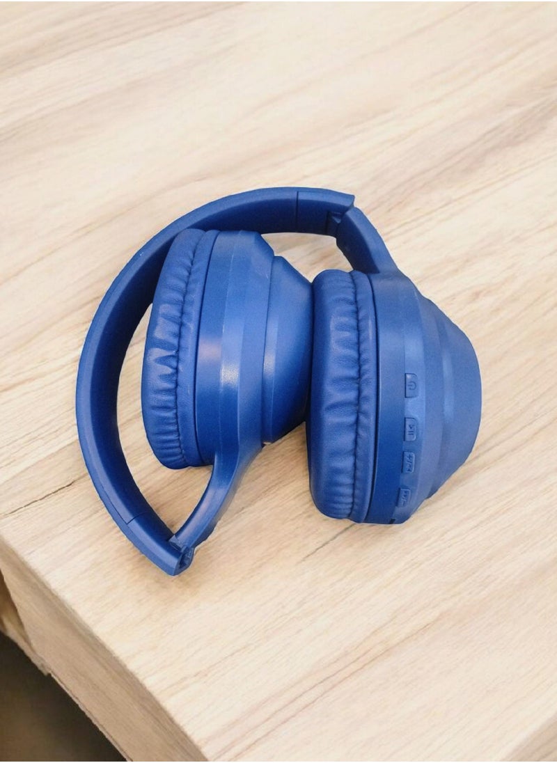 SODO - Headset SD-1121 Wireless Stereo Over Ear Headphones With Microphone Blue - Image 1