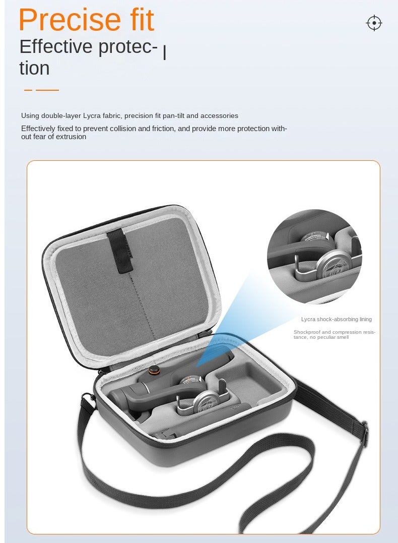 Osmo Mobile 6 Case,Waterproof Portable Storge Shoulder Bag Travel Case for DJI Osmo Mobile 6 Gimbal Stabilizer Accessories - Image 3