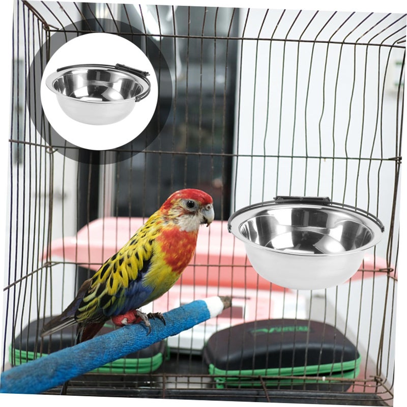 Hanging Stainless Steel Dog Water Bowl Spill Proof Easy Cleaning For Small Medium Dogs - Image 5