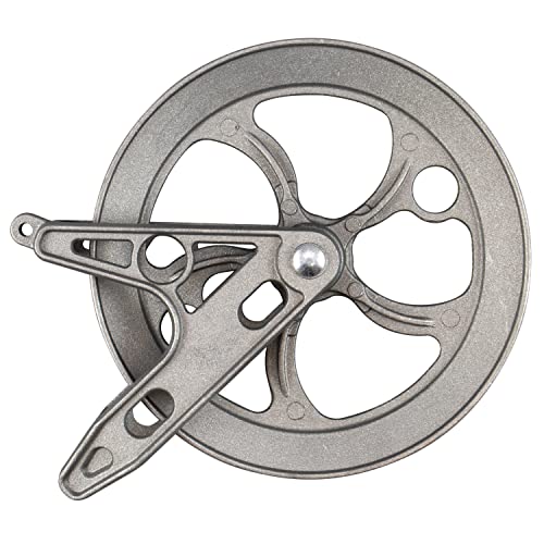 Strata Ball Bearing Style Clothesline Pulley - 5.5'' Heavy Duty Metal, Rustproof Silver for Outdoor Laundry Drying, Clothes Line Pulley for Clothes, Coats, Blankets, and More (1 Unit) - Image 2