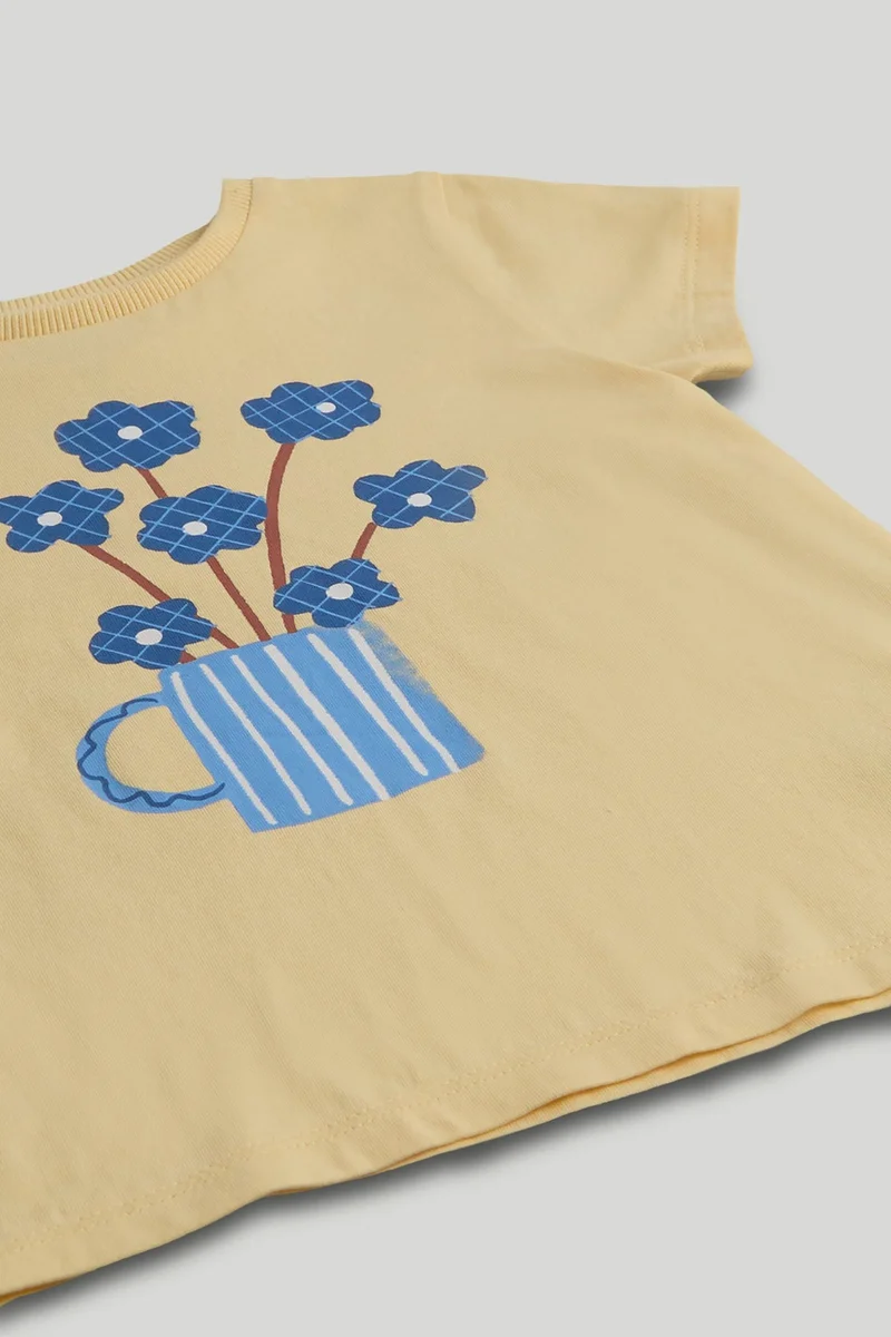 مذركير تيشيرت زهرة صفراء