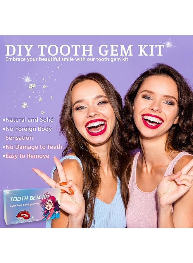 Loeland Tooth Gem Kit, Professional DIY Tooth Gem Kit with Curing Light and Glue, Removable DIY Teeth Jewelry Gems Kit for Women Girls - Image 3
