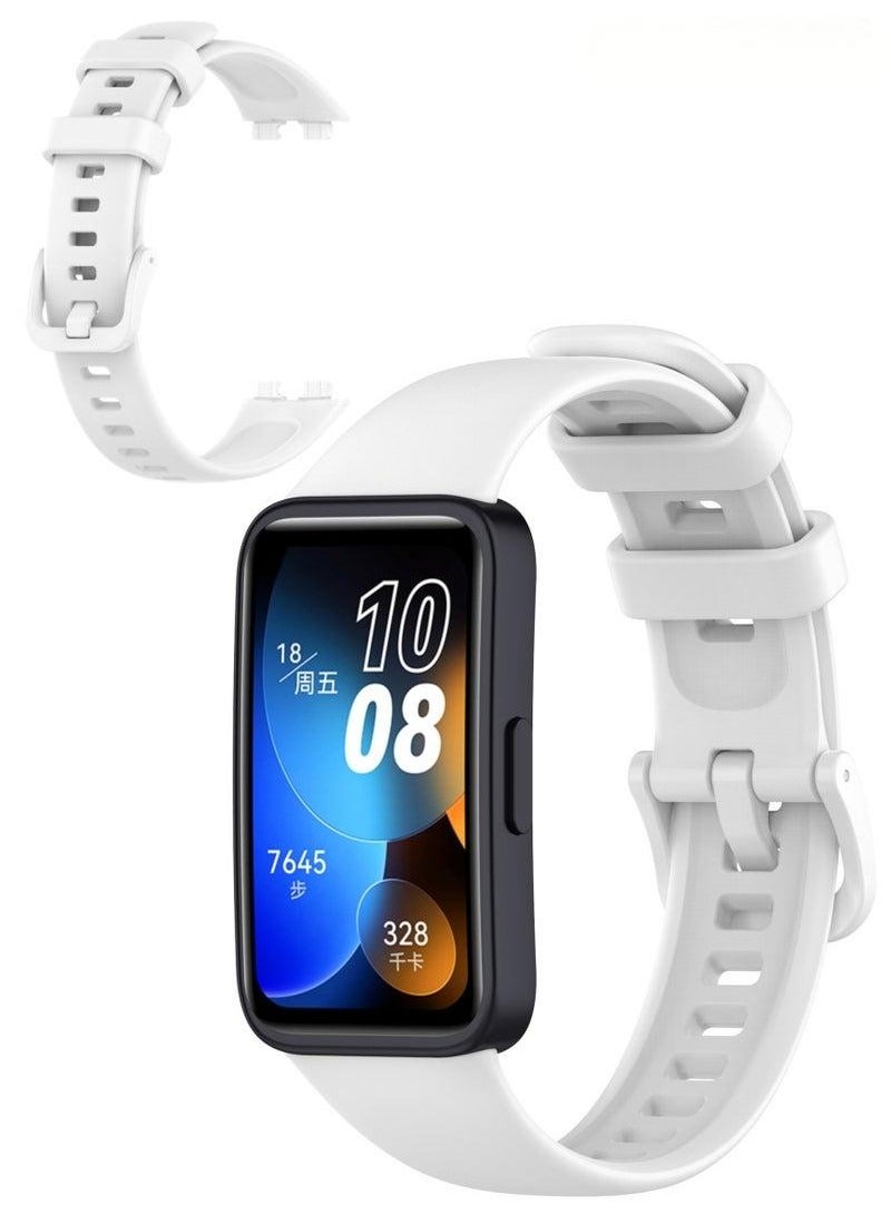 DTBG Soft Silicone Watch Straps, Suitable for Huawei Band 8, Band 9, Band 10 , Waterproof, Breathable and Adjustable Sports Watch Straps  - Image 4