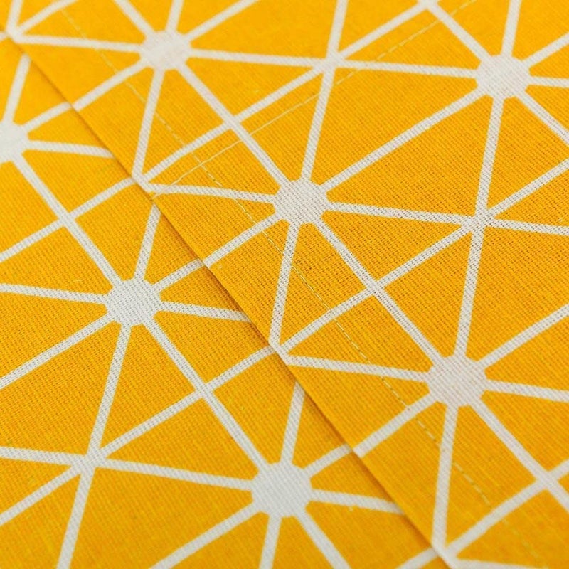 Kienlix Kienlix Microwave Oven Cover with Side Pockets Dust Proof Cotton Cover Kitchen Storage85 x 35 cm Yellow  - Image 2