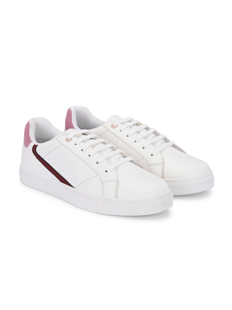 Centrino Womens Casual Shoes 7609-20_White-Pink_7 - Image 3