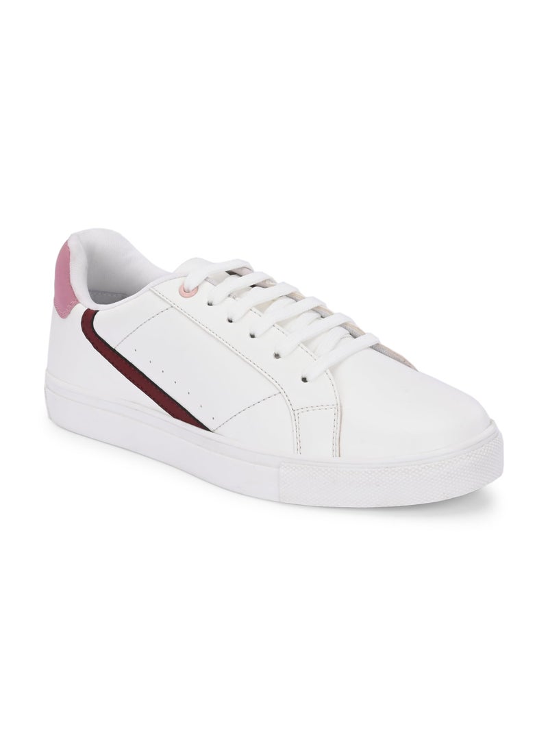 Centrino Womens Casual Shoes 7609-20_White-Pink_7 - Image 1