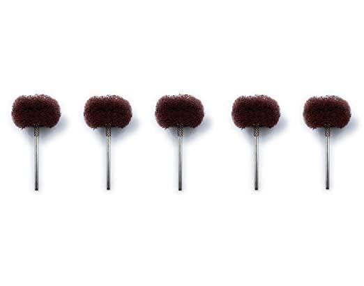 Set of 5 pcs Mounted Abrasive Fiber Scotch Wheel For Rotary Tool Accessory  - Image 1