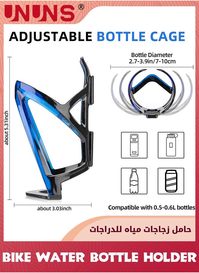 UNUNS - Bike Water Bottle Holder,2 Pack Ultra-Light Bicycle Bottle Cages With Screws Tool,Universal Motorcycle Cup Holder,Drink Holder Rack For Motorbike Road Bike Mountain Bikes Ebike,Cycling Accessories - Image 1
