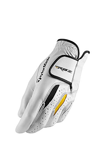 TaylorMade تايلور ميد جولف RBZ تكنولوجيا أبيض/أسود/ذهبي، يرتدي على اليد اليسرى، متوسط/كبير - Image 3