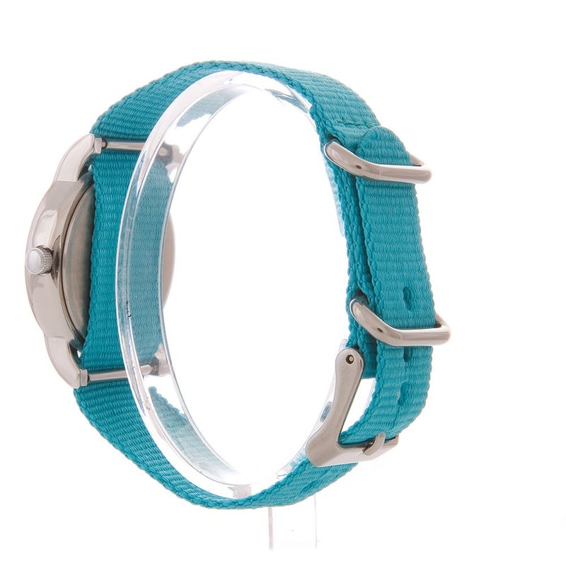 Timex Women's T2N836 Weekender Blue Nylon Slip-Thru Strap Watch - Image 3