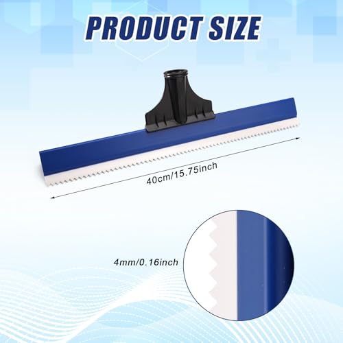 Gosknor Epoxy Floor Squeegee, 16 Inch Epoxy Squeegee with 0.16 Inch Teeth Notched for Self Leveling Cement Urethane Trowel Spreader Floor Tools for Professionals Beginners - Image 2